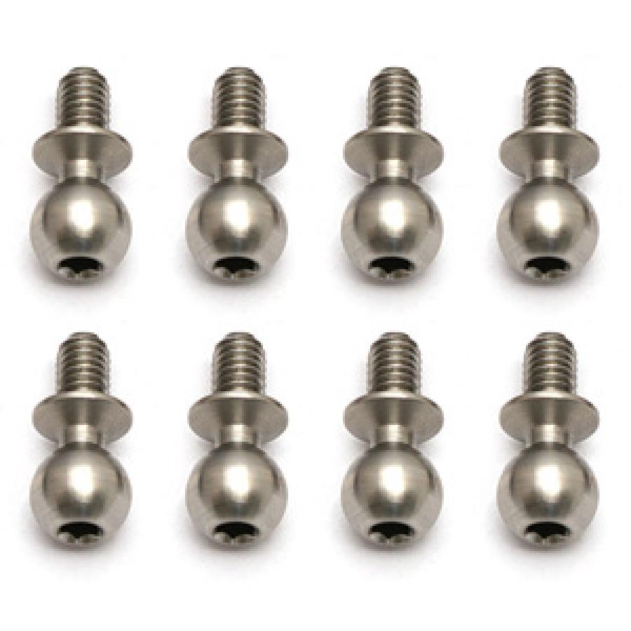 Associated Heavy Duty Ballstud 4Mm (10)