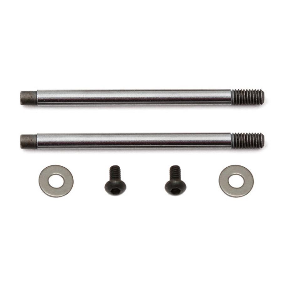 Team Associated Ft 3X23 Shock Shaft V2, Chrome