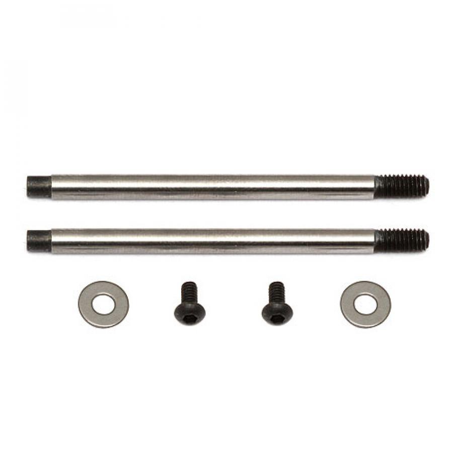Associated 3X27.5 Shock Shaft V2 Chrome For As91577/91578