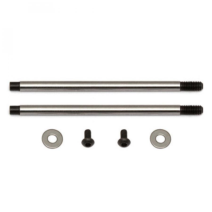 Associated 3X35Mm Shock Shaft V2 Chrome For As91579 Body (2)