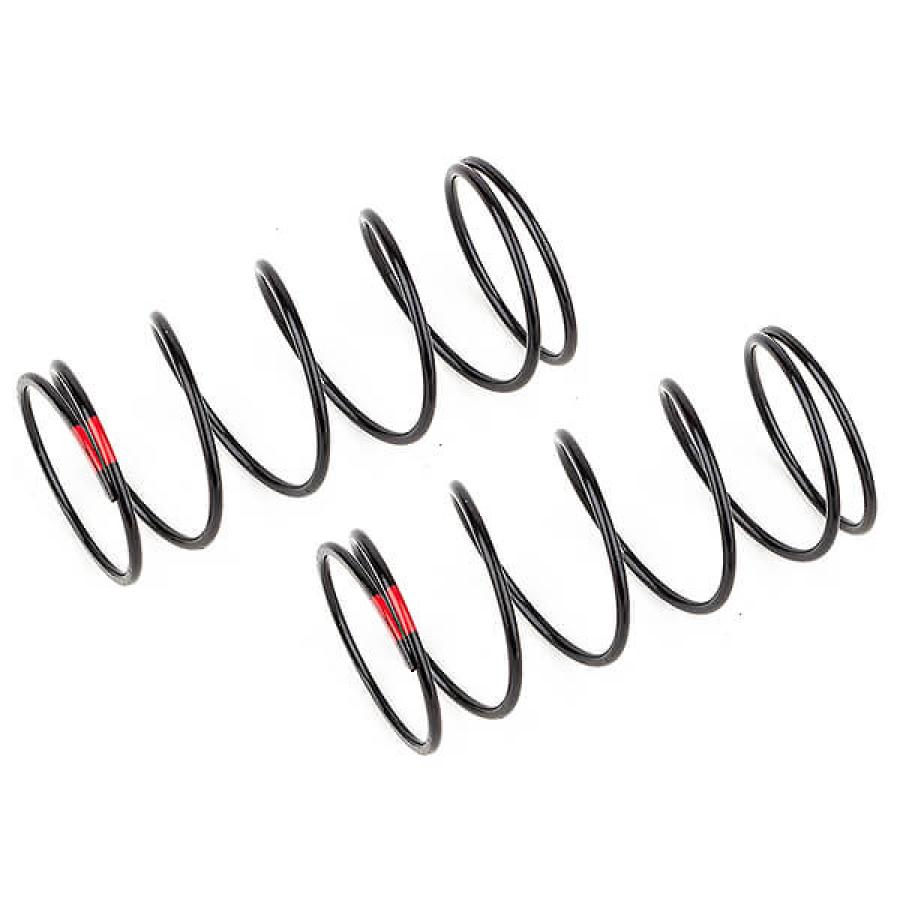 Team Associated 13Mm Front Shock Springs Red 4.0Lb/In, L44, 6.25T, 1.2D