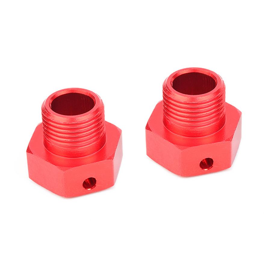 CORALLY WHEEL HEX ADAPTER WIDE RTR ALUMINUM 2 PCS