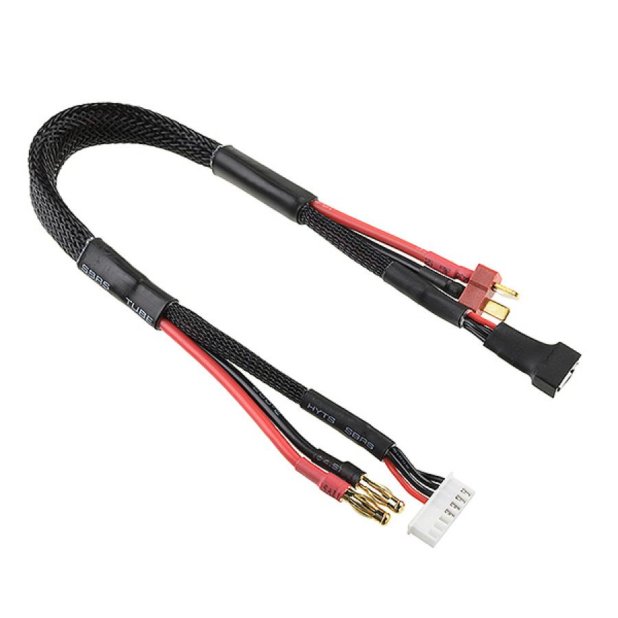 CORALLY CHARGE/BALANCE LEAD TPLUG 3S CHARGER 6S XH CONNECTOR - 3S XH CONNECTOR 14AWG UTLRA V+ WIRE