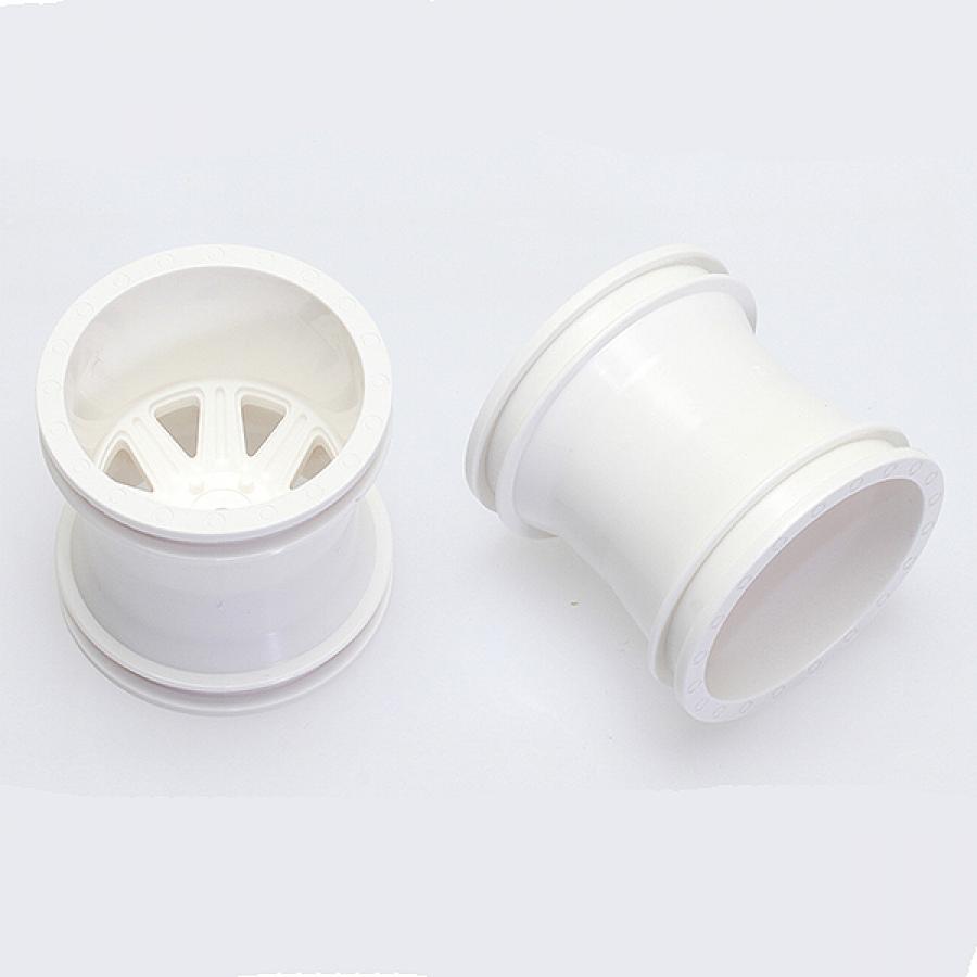 CEN RACING MONSTER TRUCK WHEEL (WHITE) 2.2" X 2.4"