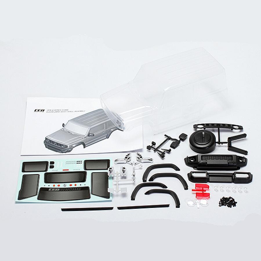 CEN RACING SUZUKI JIMNY CLEAR BODY W/DECAL(210WB)