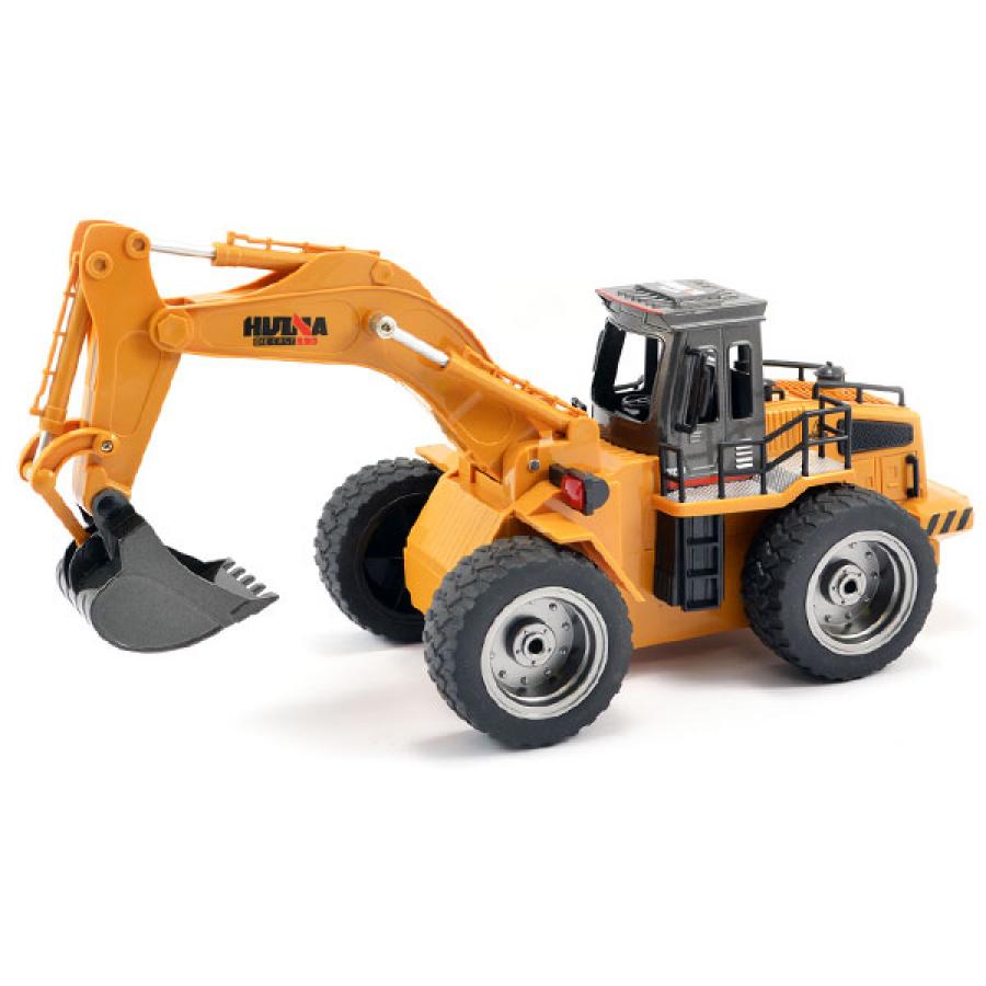 Huina 2.4G 6Ch Rc Excavator W/Die Cast Bucket