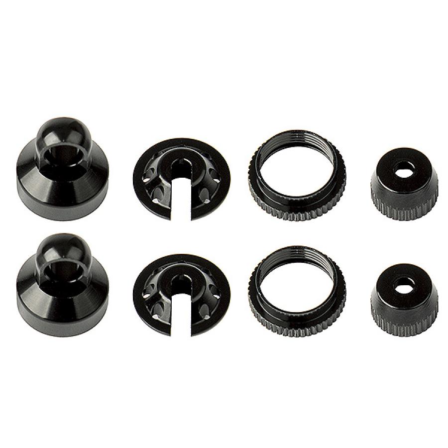 ELEMENT RC ENDURO SHOCK PARTS, BLACK ALUMINUM