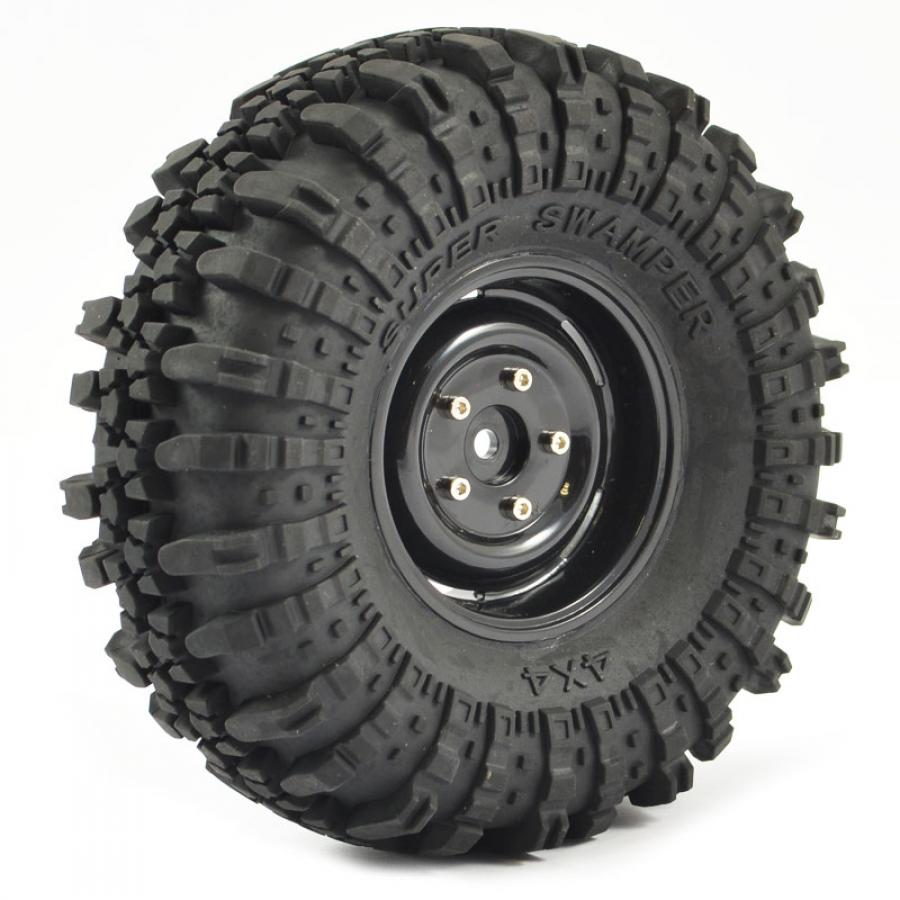 FASTRAX 1:10 CRAWLER SWAMPER 1.9 SCALE WHEEL ø118MM TYRE (BLACK)