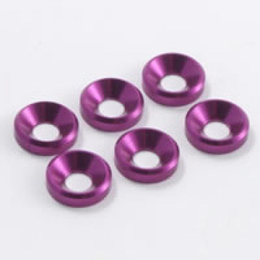 Fastrax M4 Shim Washers (6) Purple