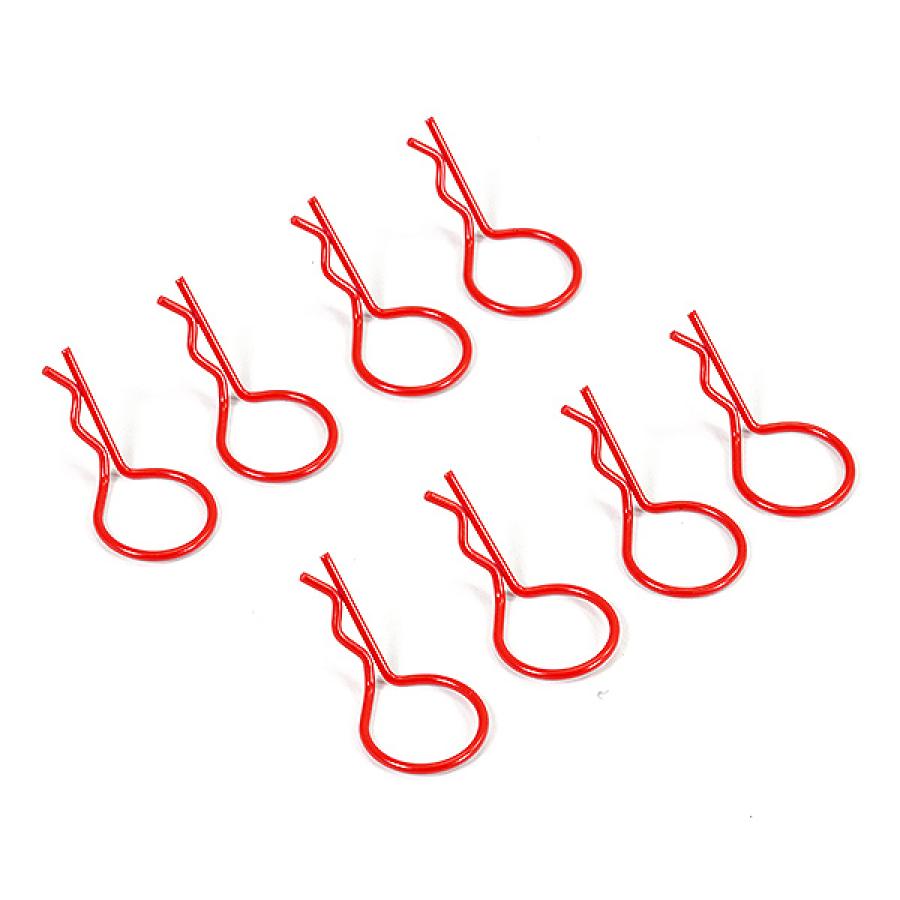 Fastrax Flourescent Red Large Clips