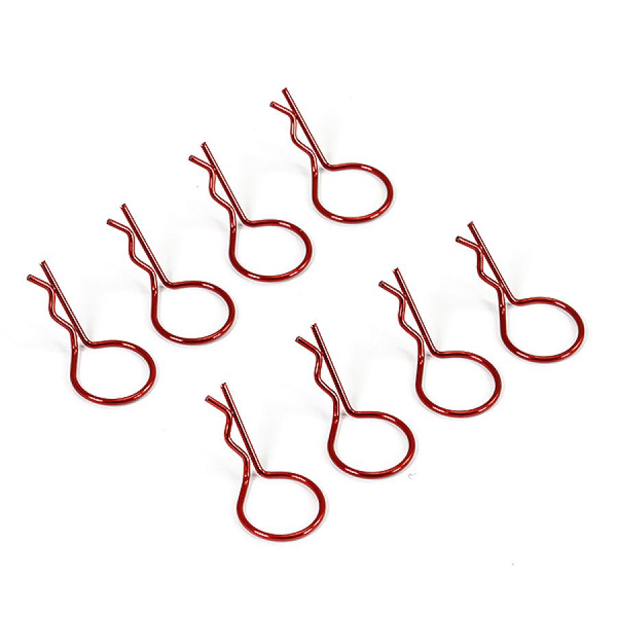 Fastrax Metalic Red Large Clips