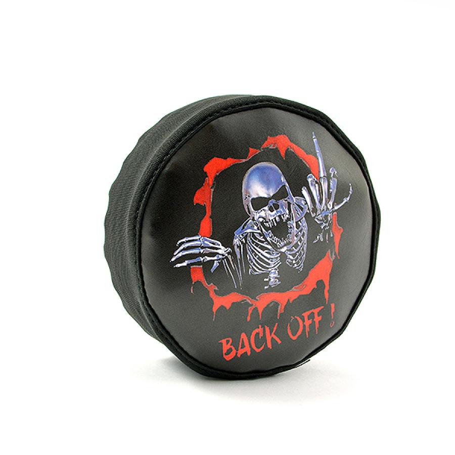 FASTRAX SCALE SKULL SPARE TYRE COVER (DIA 125MM/TRX4)
