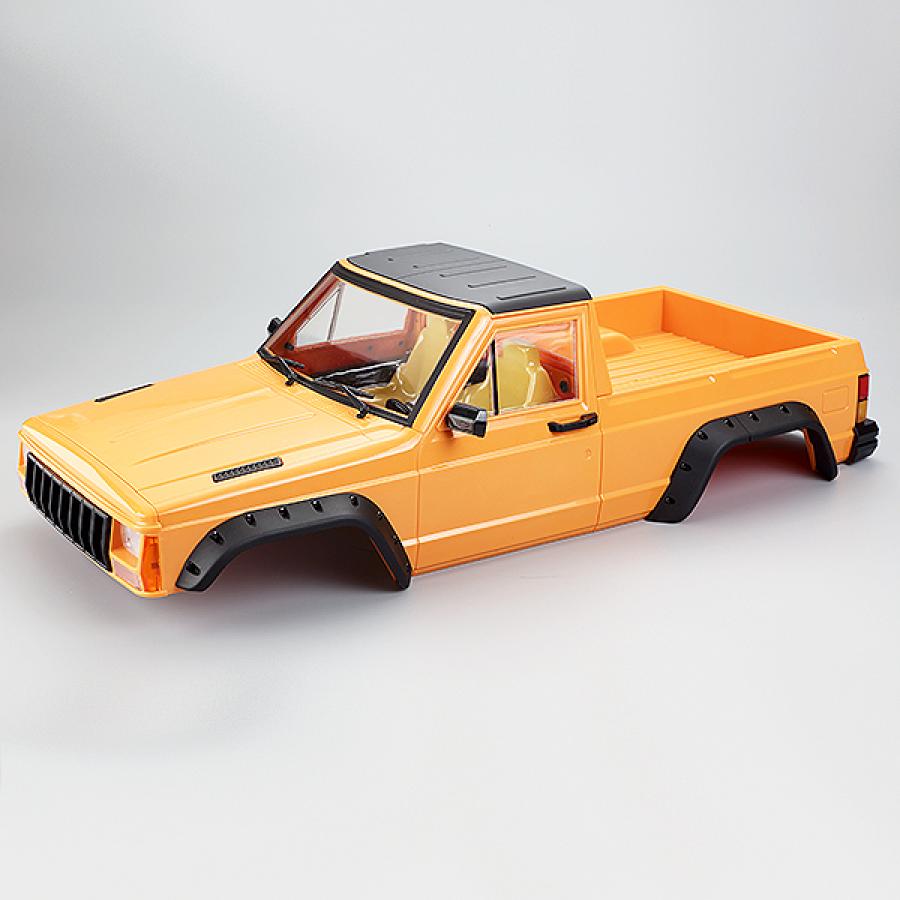 FASTRAX 1/10 ROCKEE PICK-UP & INTERIOR HARDBODY 313mm - Orange