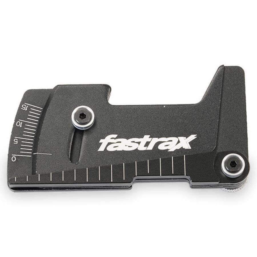 FASTRAX ALUMINIUM RIDE HEIGHT AND CAMBER GAUGE - BLACK