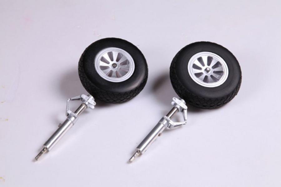 FMS 1700MM P51 LANDING GEAR SET w/SHOCK ABSORBTION