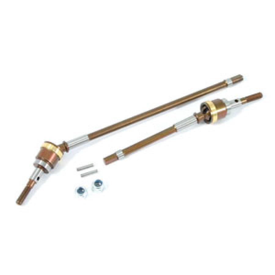 FASTRAX AXIAL HD FRONT U/J DRIVESHAFTS FOR WRAITH (2)