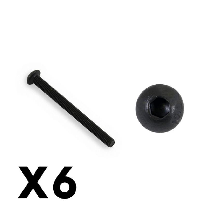 FTX BUTTON HEAD HEX SCREW M3 X 34 FTX6521