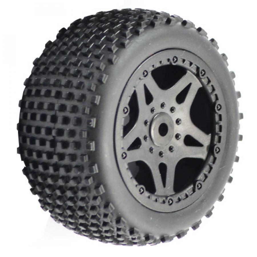 FTX SURGE REAR BUGGY MOUNTED WHEELS/TYRES (PR) FTX7222