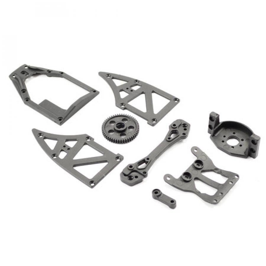 FTX SURGE 51T, TOP PLATE, MOTO R HOLDER, RR TOWER, SIDE PLATE FTX7247