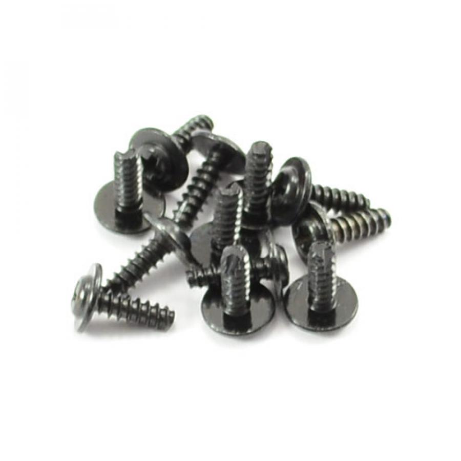 FTX FLANGE HEAD SELF TAPPING SCREWS 2.6 X 8MM (12) FTX7294