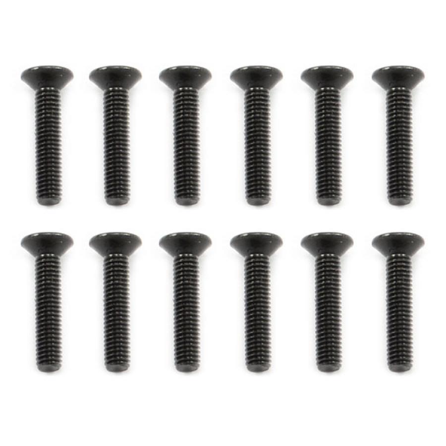 FTX FUTURA HEX COUNTERSUNK SCREWS 3X16MM (12) FTX7767