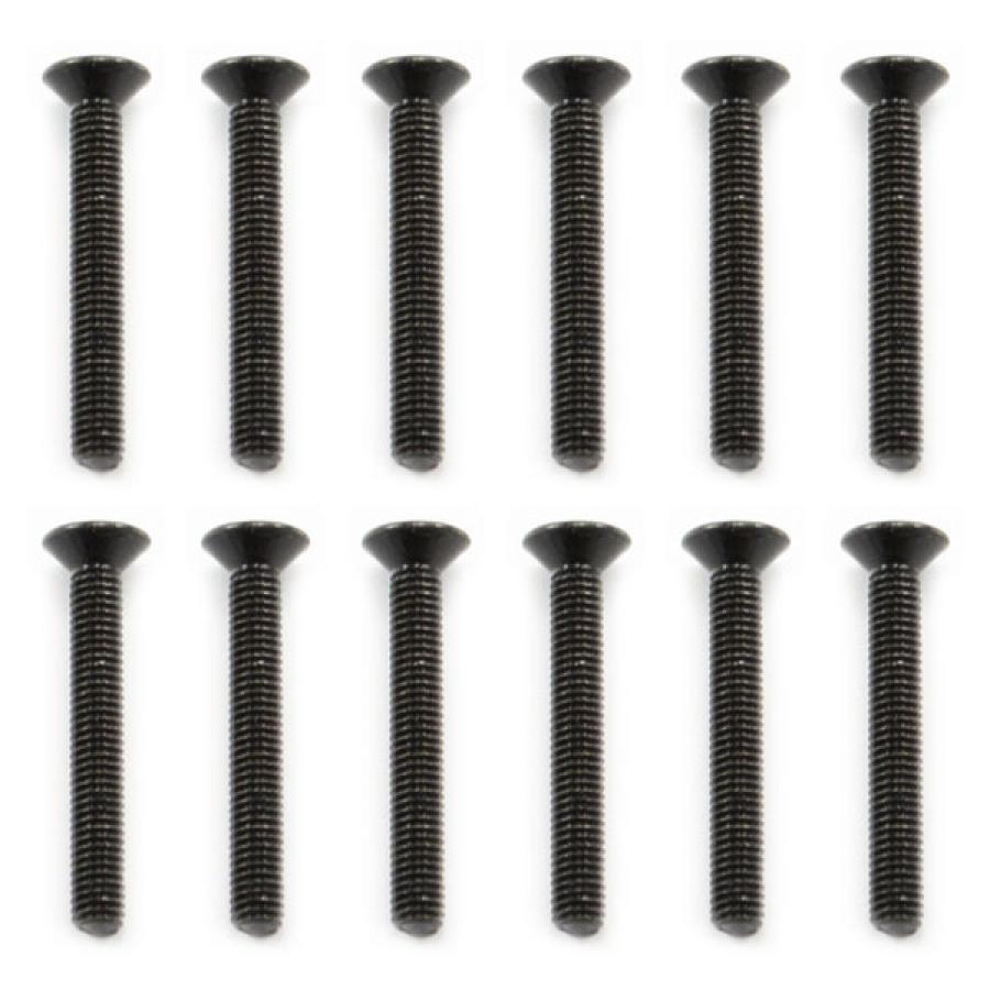 FTX FUTURA HEX COUNTERSUNK SCREWS 3X25MM (12) FTX7768