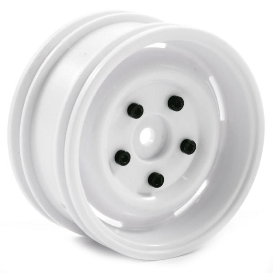 FTX OUTBACK STEEL LOOK LUG WHEEL (2) - WHITE FTX8171W