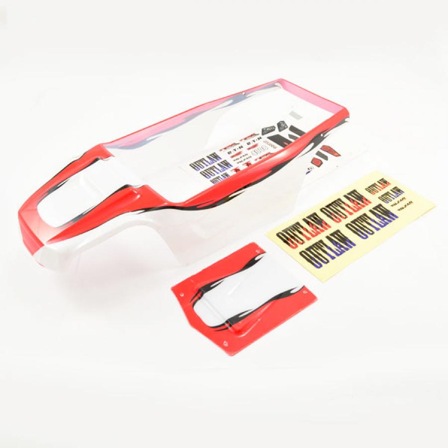 FTX OUTLAW BRUSHED RED BODY (UNCUT) FTX8350R
