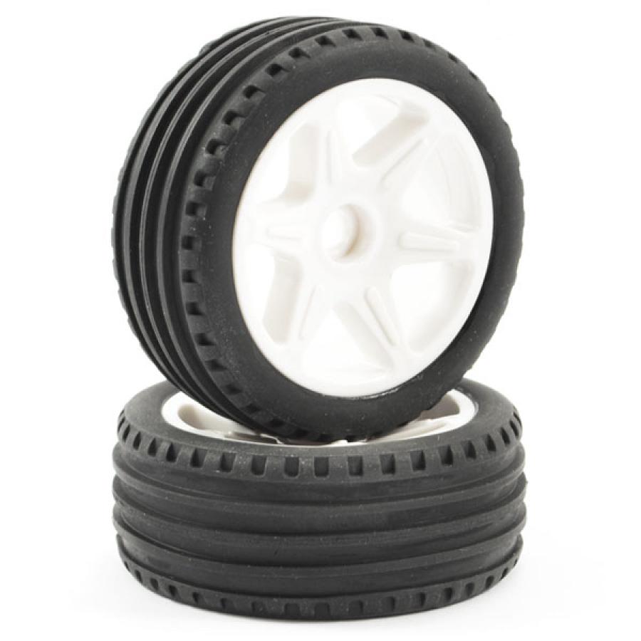 FTX COMET BUGGY FRONT MOUNTED TYRE & WHEEL WHITE FTX9062W