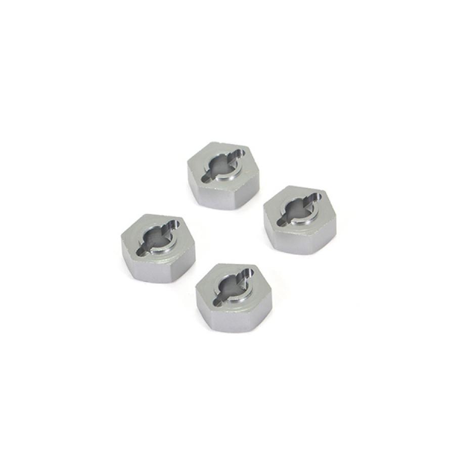 FTX FURY X ALUMINIUM WHEEL HEXES W/PINS (4PC) FTX9263