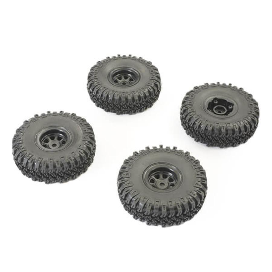 FTX OUTBACK MINI X 2.0 GRABBER MOUNTED TYRES/BLACK WHEELS FTX9375BK
