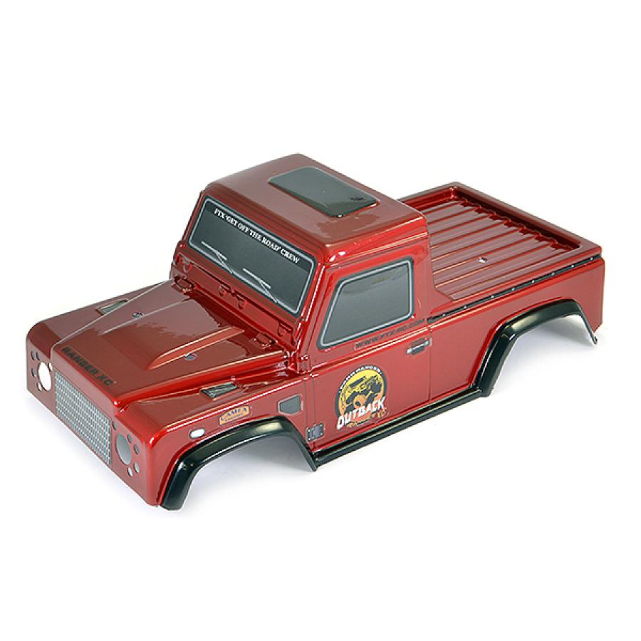 FTX OUTBACK RANGER XC PICK UP RED PVC BODYSHELL FTX9476R