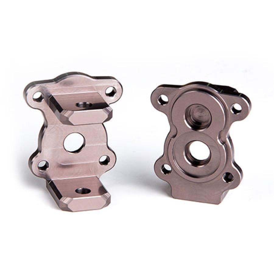 GMADE ALUM C-HUB CARRIER (2) TITANIUM GRAY R1 AXLE