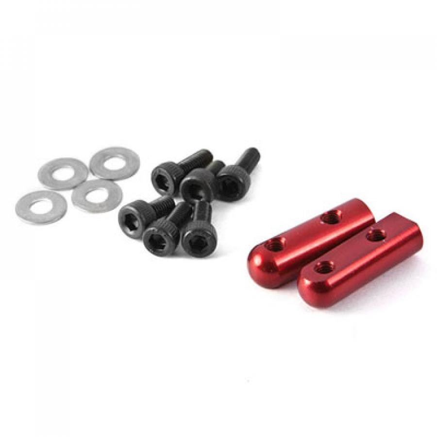 GMade Aluminum Servo Mount Red (2)