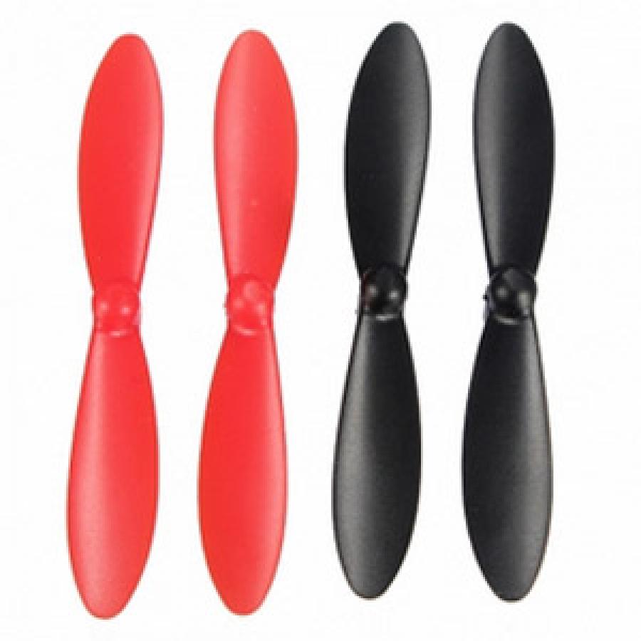 Propeller kit X4 Black - red