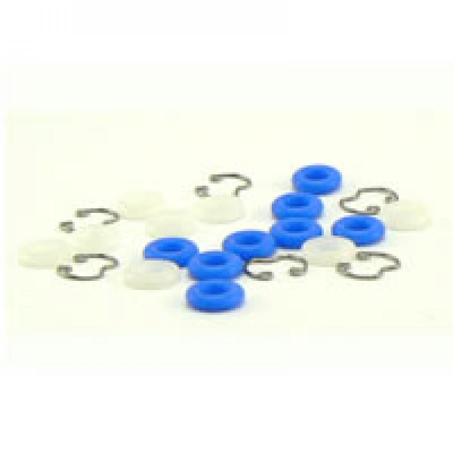 HoBao Hyper 7/8 3.5mm Shock Seals, Circlips And Guides