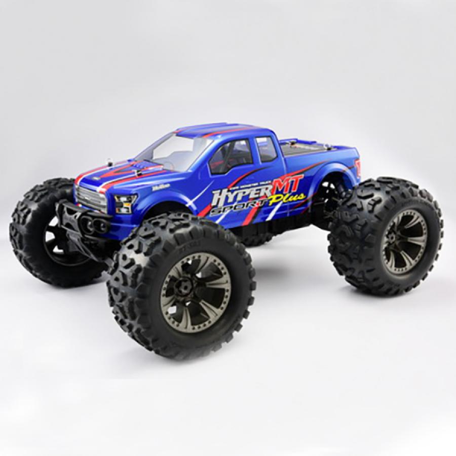 HOBAO HYPER MT SPORT PLUS NITRO RTR with 18KG SERVOS - BLUE