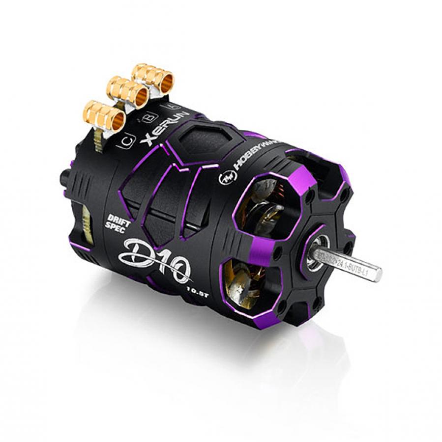 Motor XeRun D10 10.5T Purple Drift BL Sensored