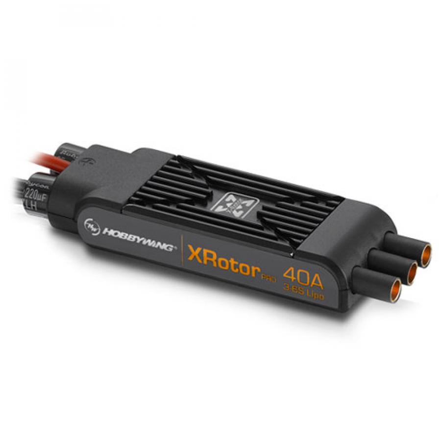 HOBBYWING XROTOR PRO 40A CONNECTOR ON BOARD DUAL PACK SPEED CONTROLLER