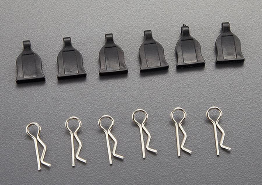 KILLERBODY BODY CLIPS w/RUBBER PULLS (6)