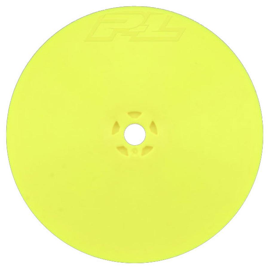 Velocity 2.2" 4wd Front Yellow Wheels (2) for AE B64