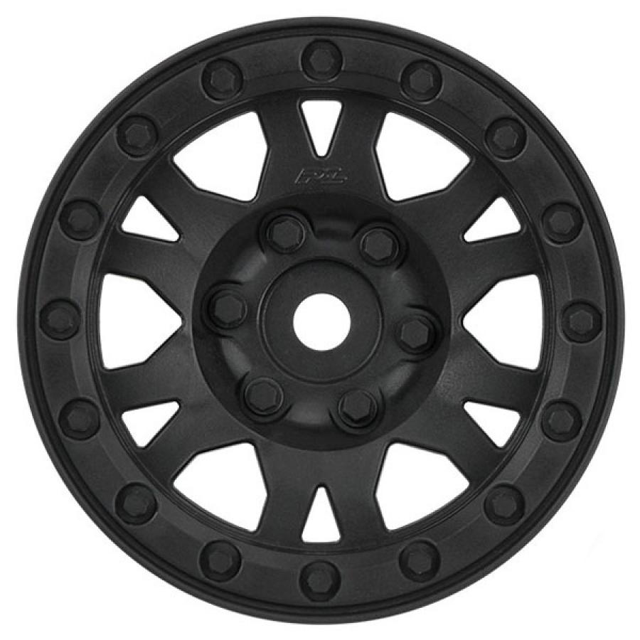 PROLINE IMPULSE 1.9" BLACK PLASTIC INTERNAL BEADLOC WHEEL