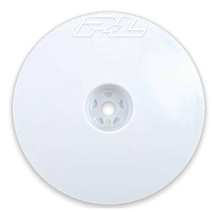 Velocity Narrow 2.2" Hex Carpet Front White Wheels (2)