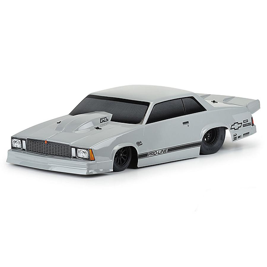 1978 ChevroletÂ® MalibuT Tough-Color (Stone Gray) Body for SlashÂ® 2wd Drag Car