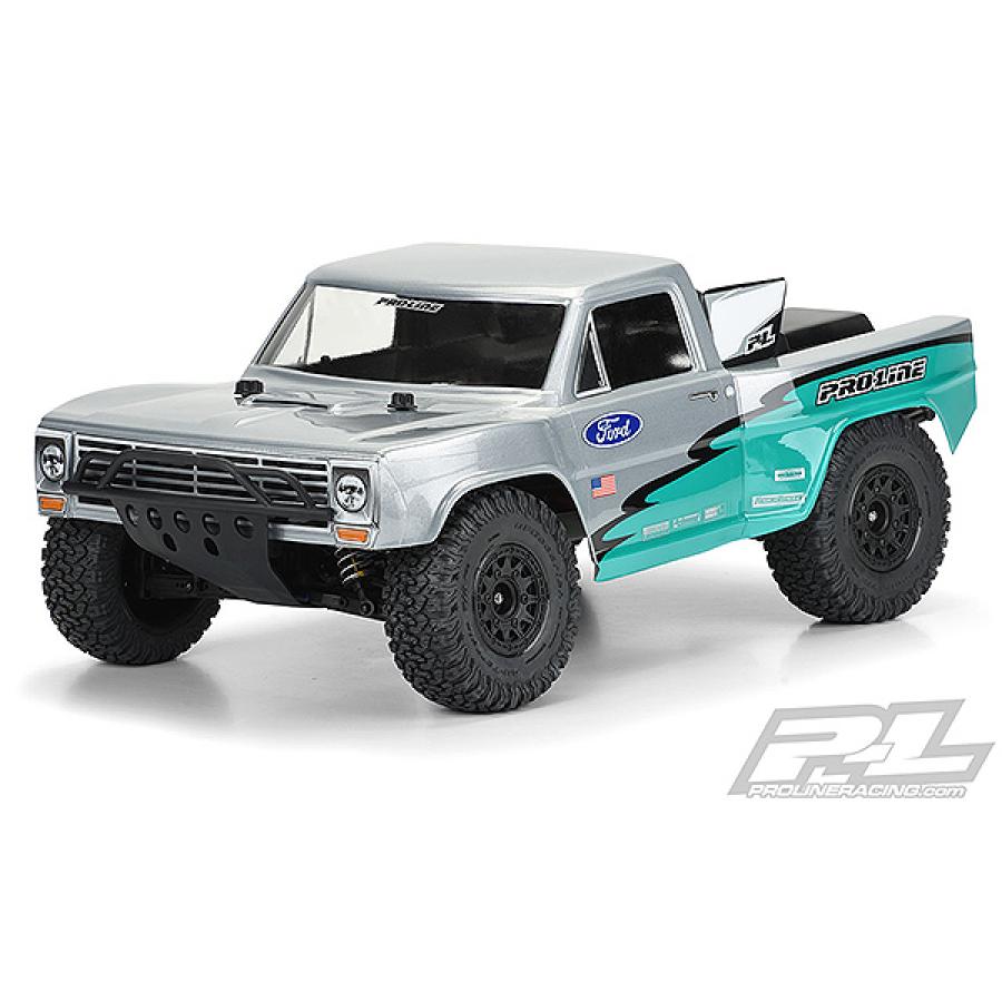 Pre-Cut 1967 FordÂ® F-100 Race Truck Clear Body for Slash