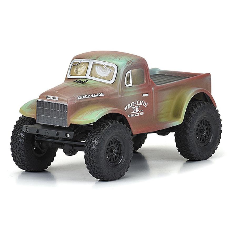 1946 Dodge Power Wagon Clear Body for SCX24 JLU