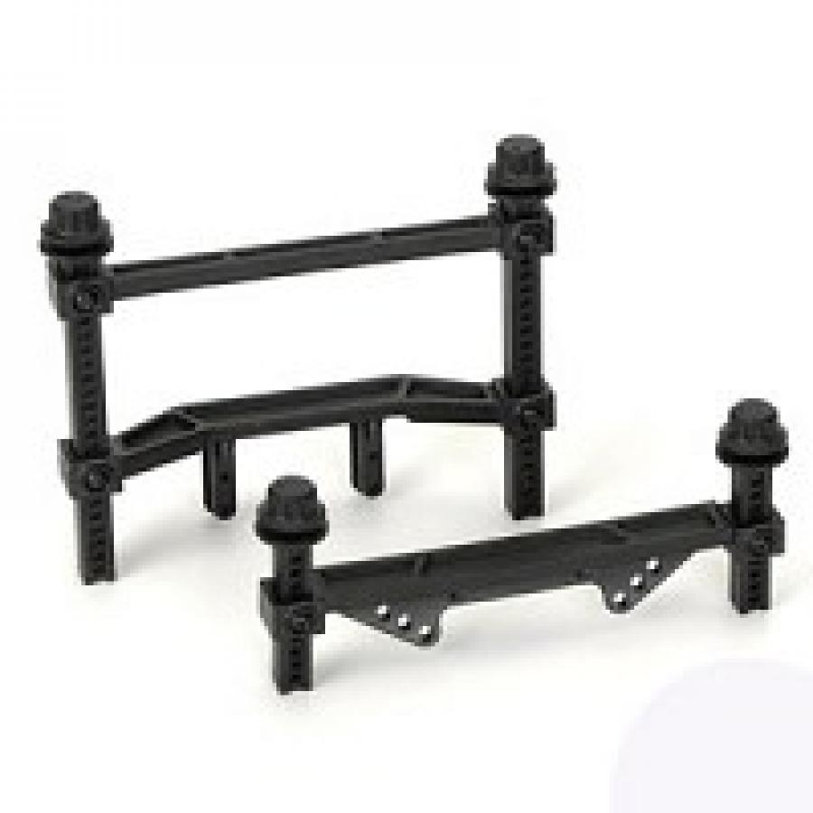 Extended Front and Rear Body Mounts for Slash 2wd