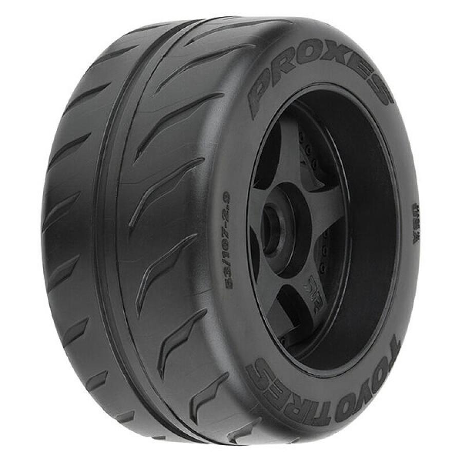 PROLINE TOYO PROXES 53mm Wide S3 BELTED TYRE / 2.9" BLACK 17MM WHEEL