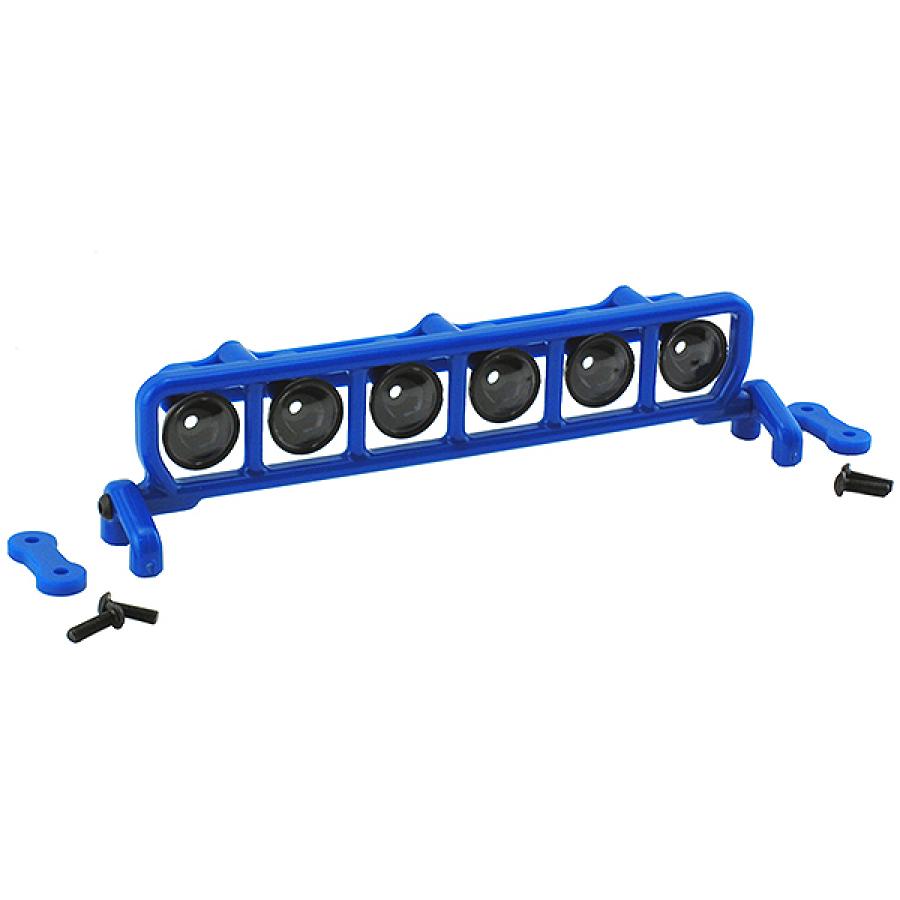 6 Light Roof Mounted Light Bar Set - Blue fits most 1/10th s