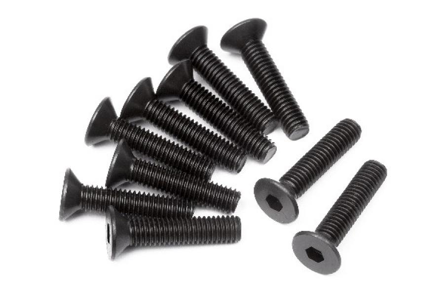 HPI Racing  FLAT HEAD SCREW M3x14mm (HEX SOCKET/10pcs) 100556